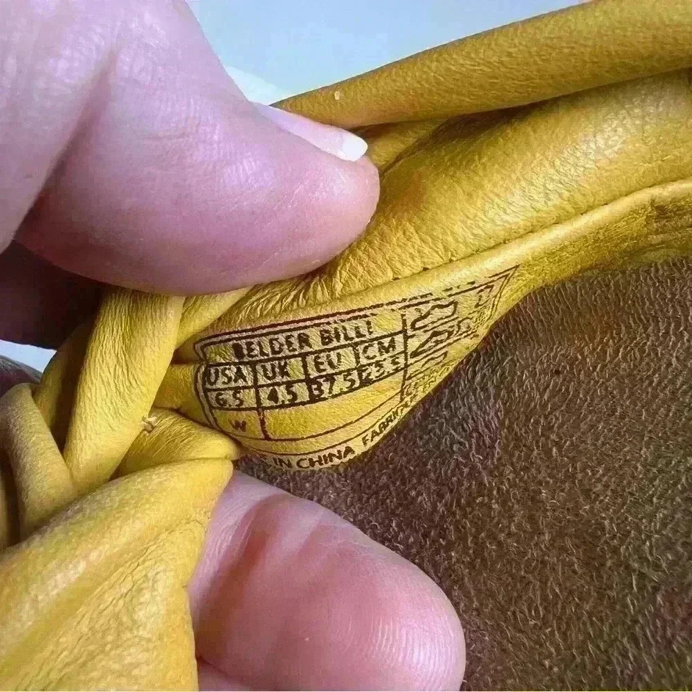 Earth Origins Leather Slip-On Knot Sandals Billie Yellow Sz 6.5 - Picture 6 of 6
